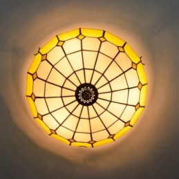 Plafondlampe i Tiffany-Stil...