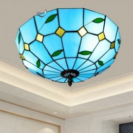 Plafondlampe i Tiffany-Stil...