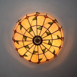 Plafondlampe i Tiffany-Stil...
