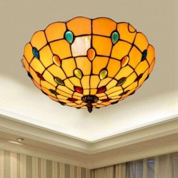 Plafondlampe i Tiffany-Stil...