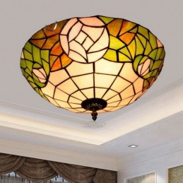 Plafondlampe i Tiffany-Stil...