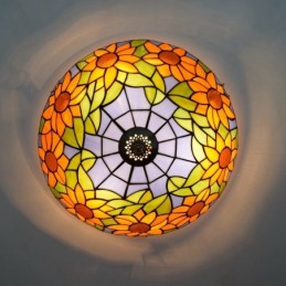 Plafondlampe i Tiffany-Stil...