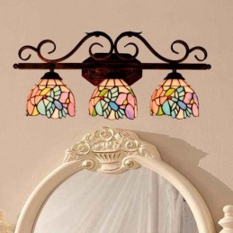 Væglampe i Tiffany-Stil med...