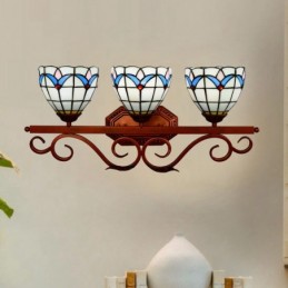 Væglampe i Tiffany-Stil med...