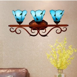 Væglampe i Tiffany-Stil med...