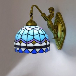 Væglampe i Tiffany-Stil med...