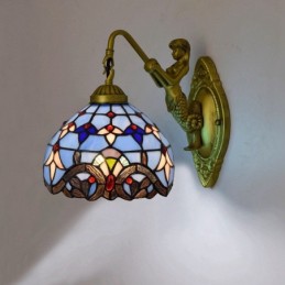Væglampe i Tiffany-Stil med...